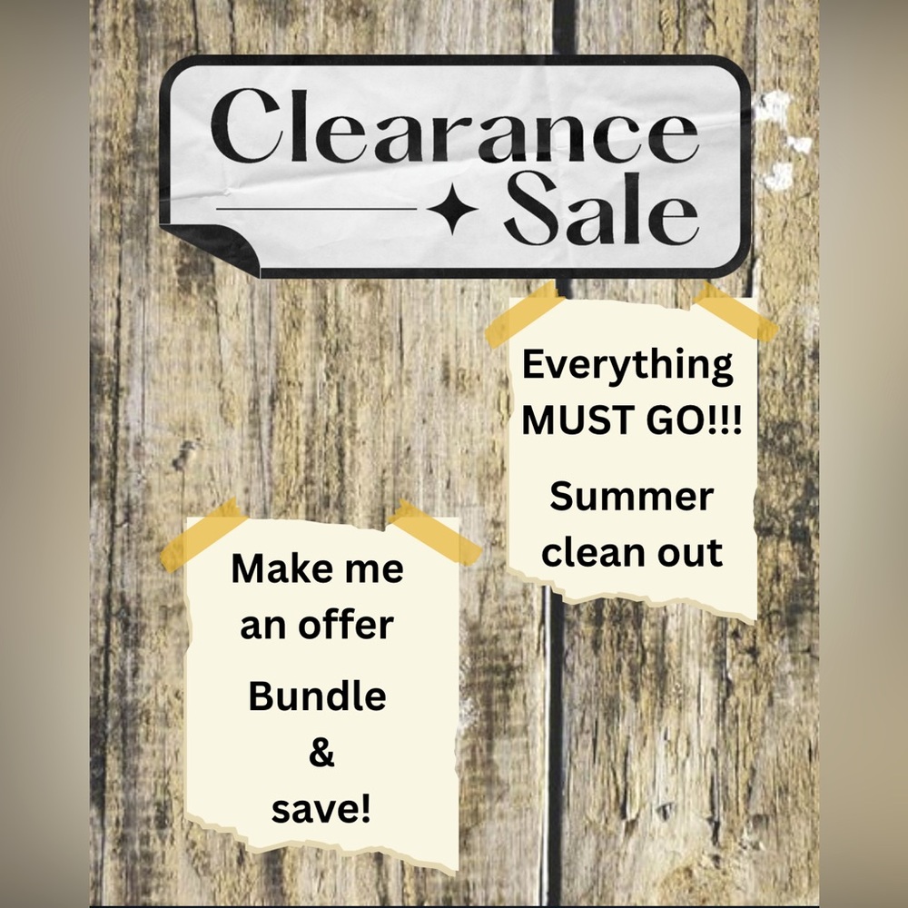 Clearance Sale